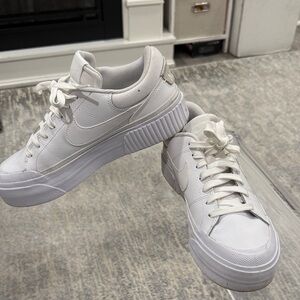 Nike Women's All-White Sneakers